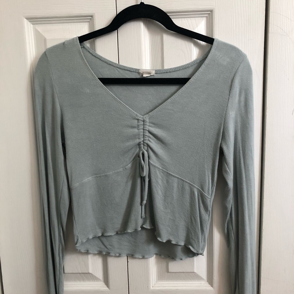 Garage Tie-front Tee - Picture 2 of 3